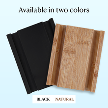 Load image into Gallery viewer, Business Card Holder for Desk - Bamboo Wood Business Card Display Holder for Office Desktop, Multiple Visiting Card Holder Stand