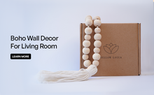Load image into Gallery viewer, YELLOW LOTUS Boho Curtain Tiebacks - Curtain Holders Hooks