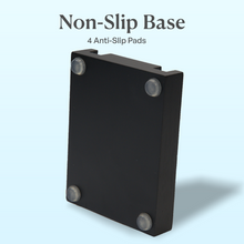 Load image into Gallery viewer, Business Card Holder for Desk - Bamboo Wood Business Card Display Holder for Office Desktop, Multiple Visiting Card Holder Stand