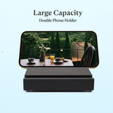 Load image into Gallery viewer, Business Card Holder for Desk - Bamboo Wood Business Card Display Holder for Office Desktop, Multiple Visiting Card Holder Stand