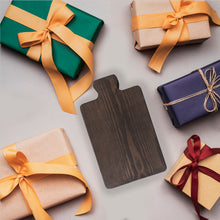 Load image into Gallery viewer, YELLOW LOTUS Grey Decorative Wooden Riser For Kitchen Counter- Wood Pedestal Stand, Farmhouse Risers for Decor, 8 X 5 Inch