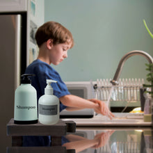 Load image into Gallery viewer, YELLOW LOTUS Grey Decorative Wooden Riser For Kitchen Counter- Wood Pedestal Stand, Farmhouse Risers for Decor, 8 X 5 Inch