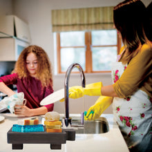 Load image into Gallery viewer, YELLOW LOTUS Grey Decorative Wooden Riser For Kitchen Counter- Wood Pedestal Stand, Farmhouse Risers for Decor, 8 X 5 Inch