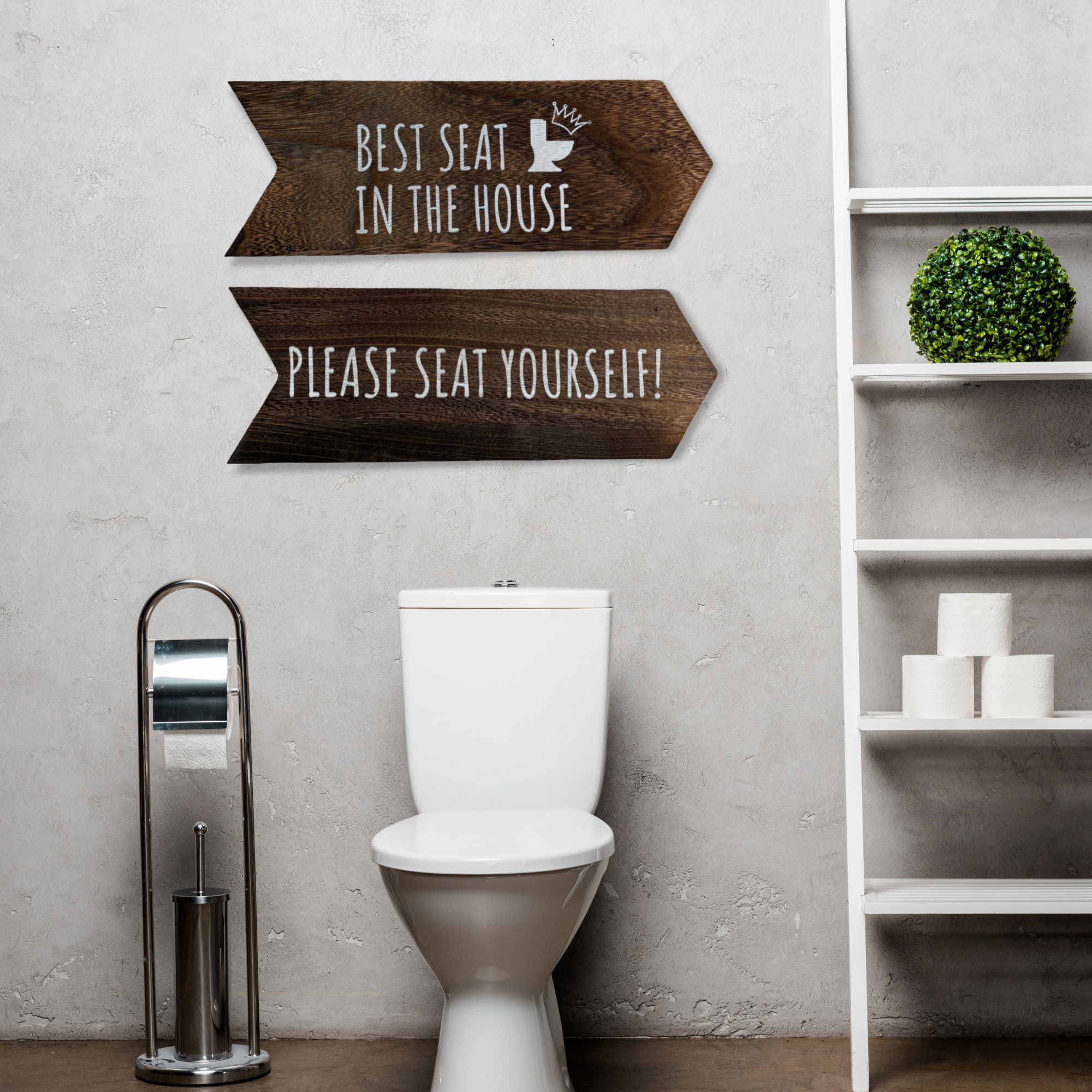 toilet seat sign